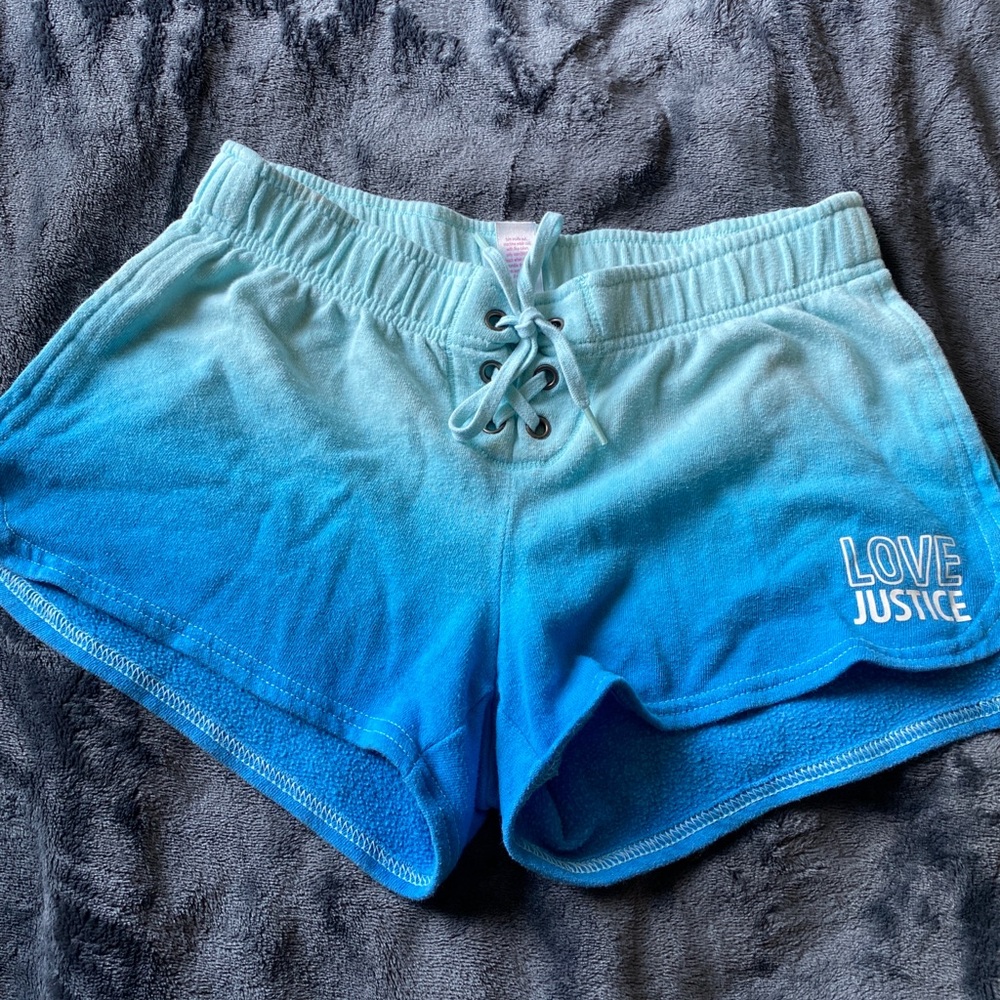 Blue Ombré Justice Shorts